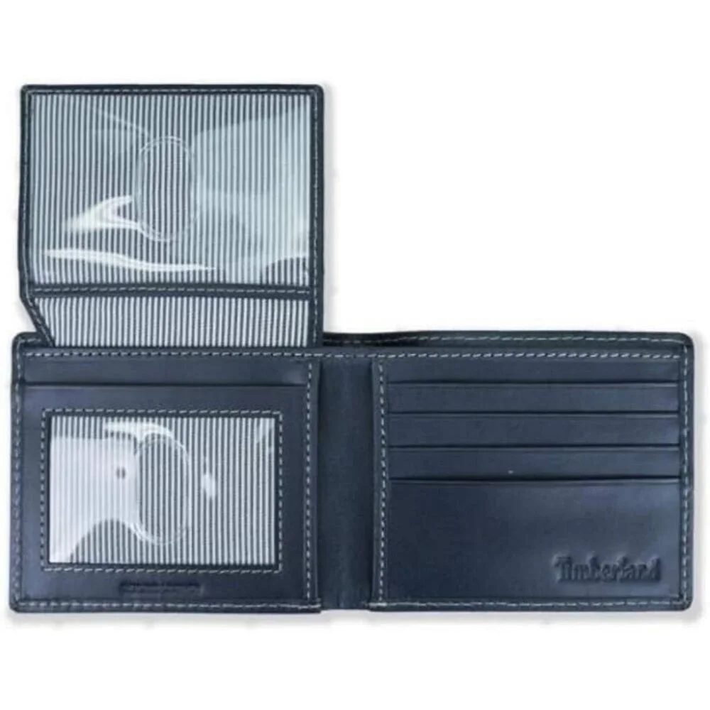 Men's Attached Flip Pocket Fashionable Brown Genuine Leather Wallet Design